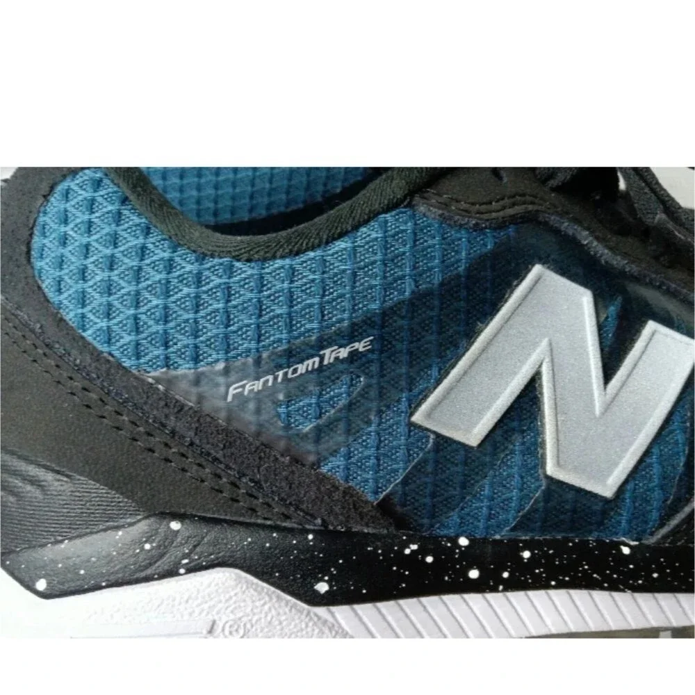 New Balance 868 Men's Numeric Shoes  Size 7.5 D Black & Blue